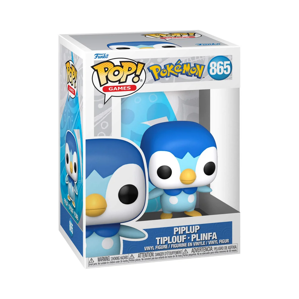 Funko POP Games: Pokemon S10 - Piplup (EMEA) 865-Funko EU BV