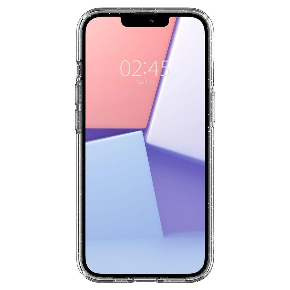 Spigen Liquid Crystal silikónový kryt na iPhone 13, glitter priesvitný