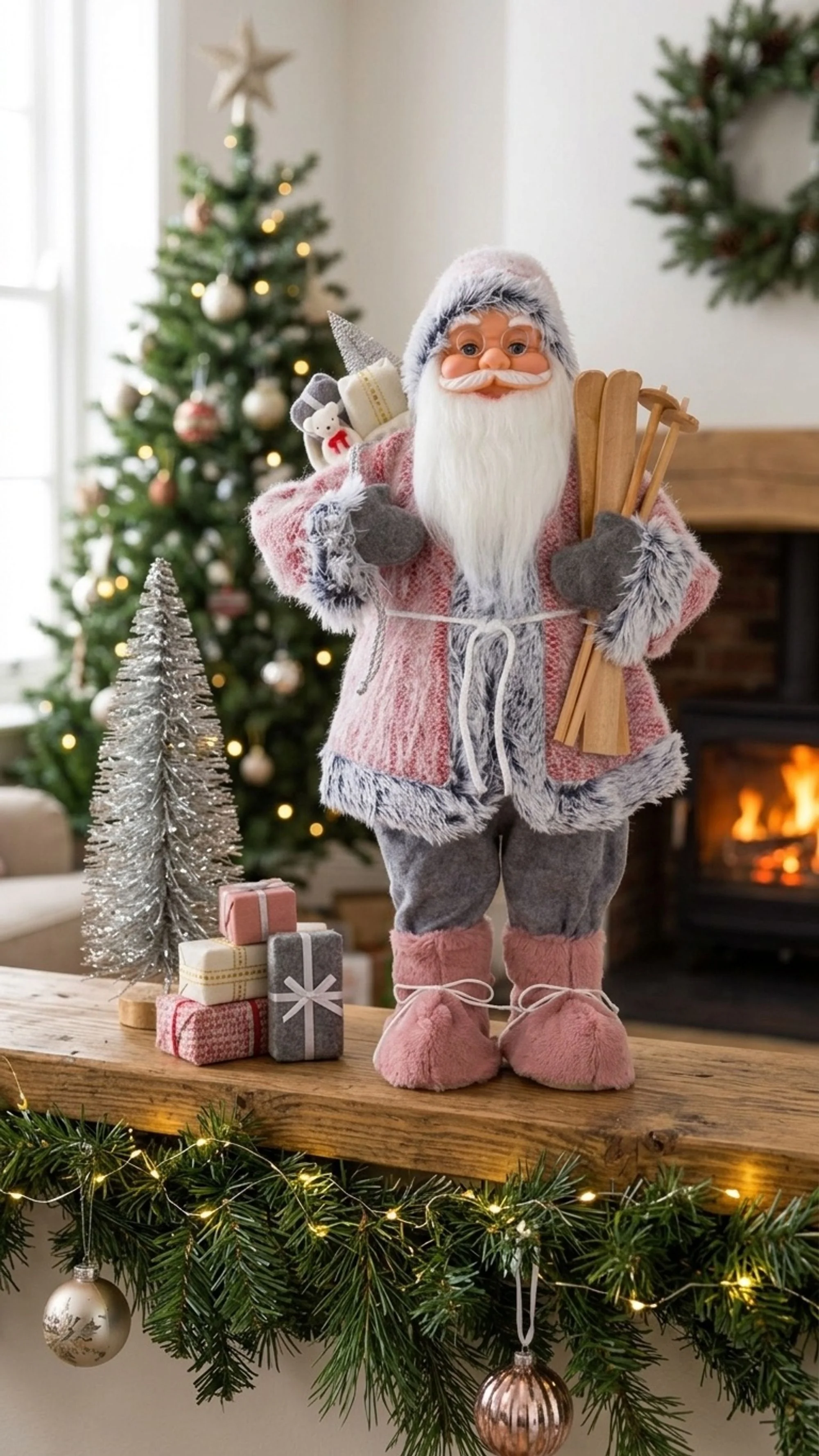 MagicHome vianočný Santa, 1 ks 46 cm