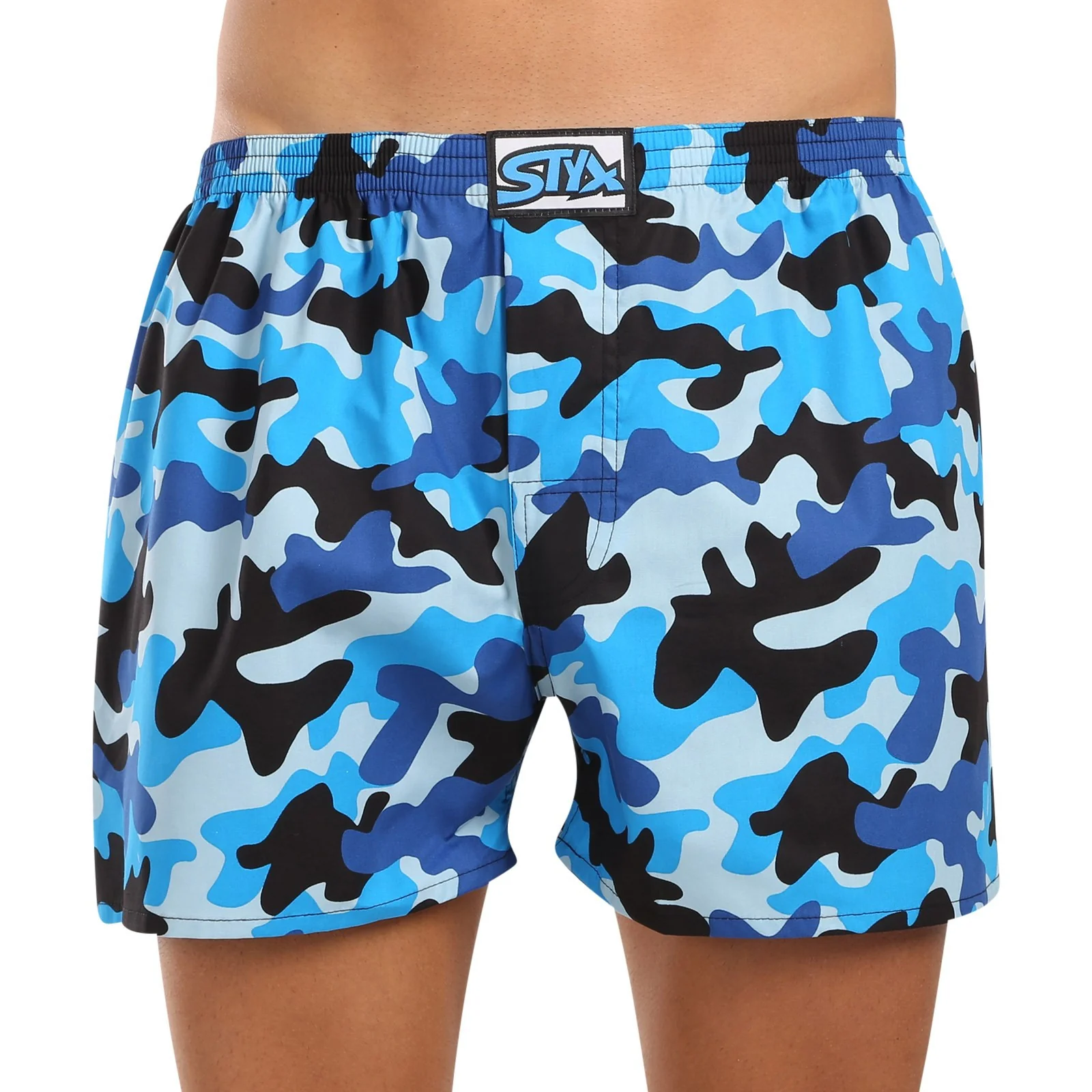 3PACK pánske trenky art klasická guma viacfarebné (3A18023) XL