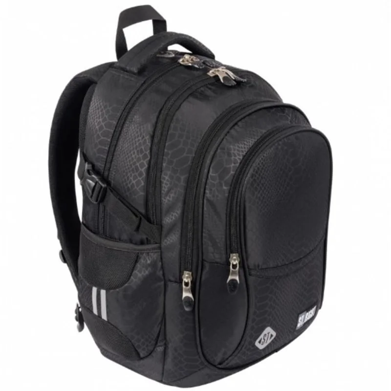 Školský batoh 4‑komorový BP1 SHINY SNAKE – 23 l, ergonomický, vodoodolný
