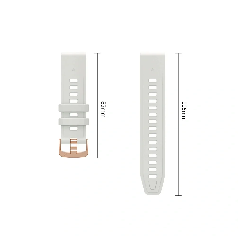 Tech-Protect Silicone remienok Garmin QuickFit 20mm, fog grey