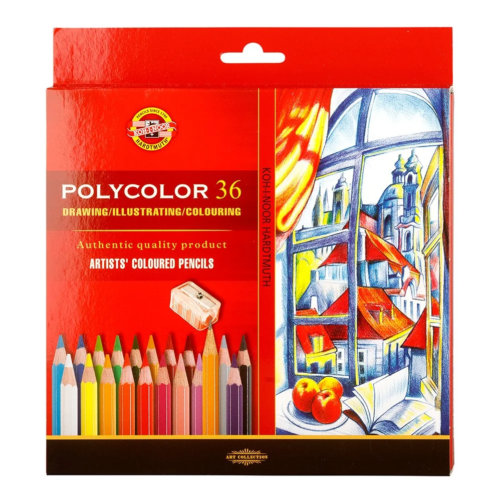 Umelecké pastelky Koh-i-noor Polycolor 3835/36 súprava 36 ks