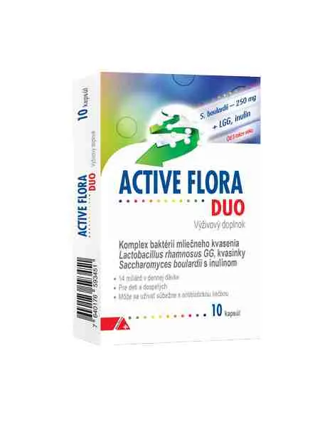 Active Flora DUO 1×10 cps, výživový doplnok