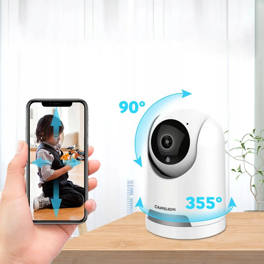 Vnútorná kamera Cameleon 355° IP WiFi 4MPX – Spoľahlivá ochrana pre váš domov