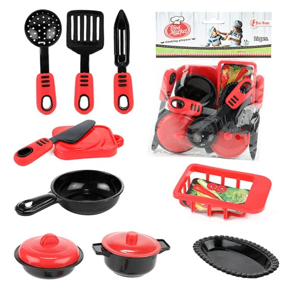 Food market sada na varenie 14 ks-Toi Toys