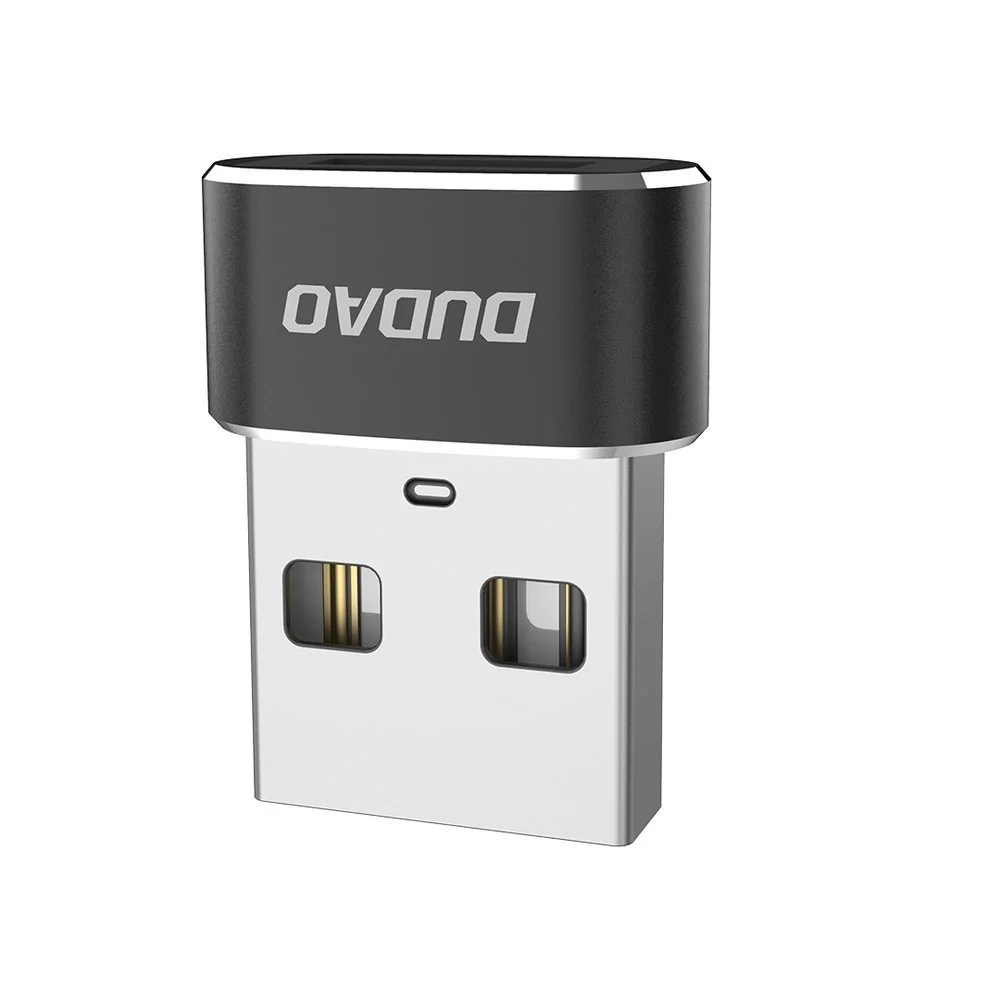 Dudao L16AC adaptér USB-C / USB, čierny