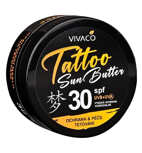 VIVACO TATTOO Opaľovacie MASLO na tetovanie SPF 30 100 ml