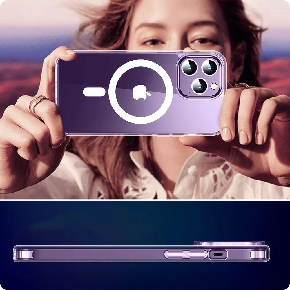 Tech-Protect Flexair MagSafe kryt na iPhone 15 Plus, priesvitný