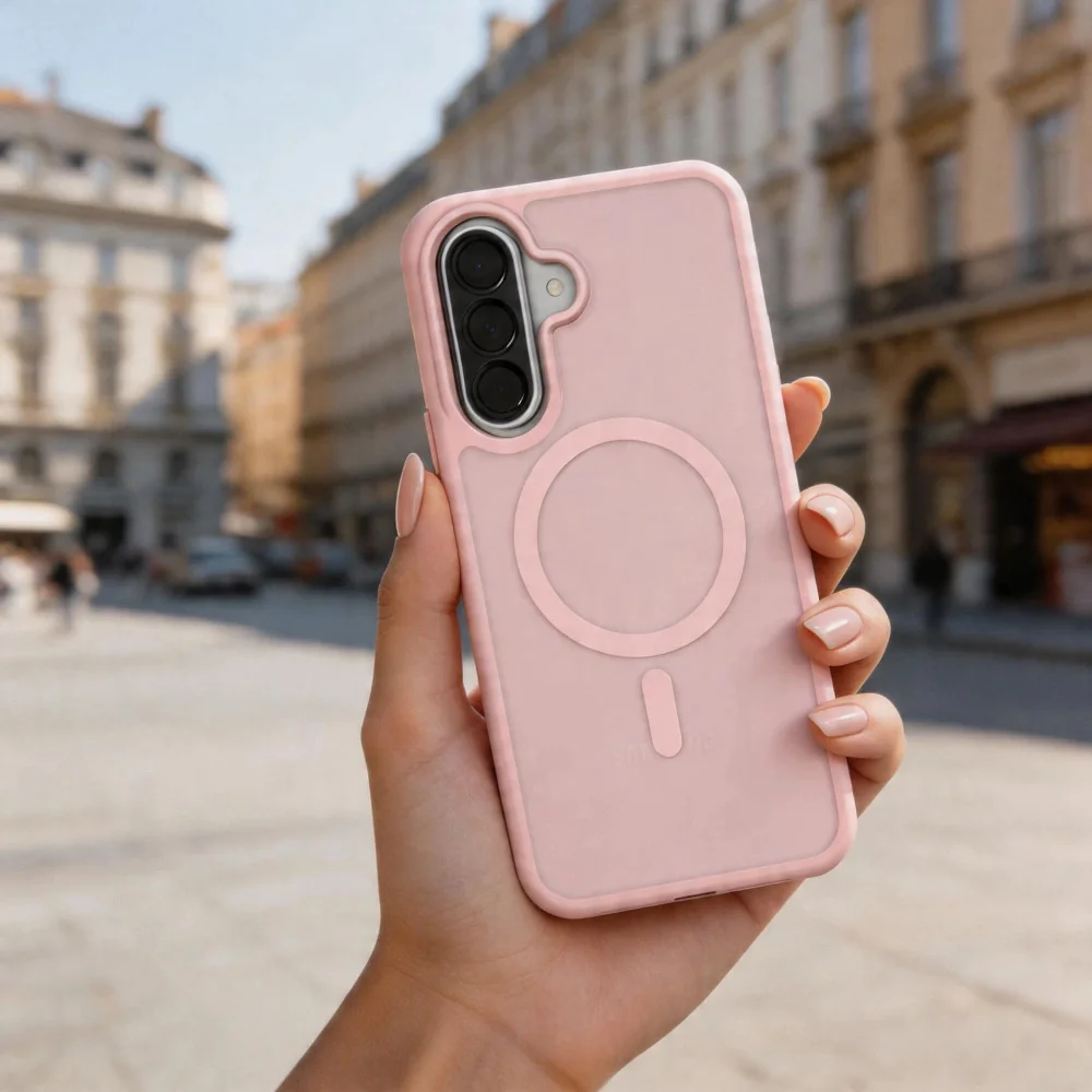 Tech-Protect MagMat MagSafe kryt na Samsung Galaxy A36 / A56 / A37 5G, ružový ružový