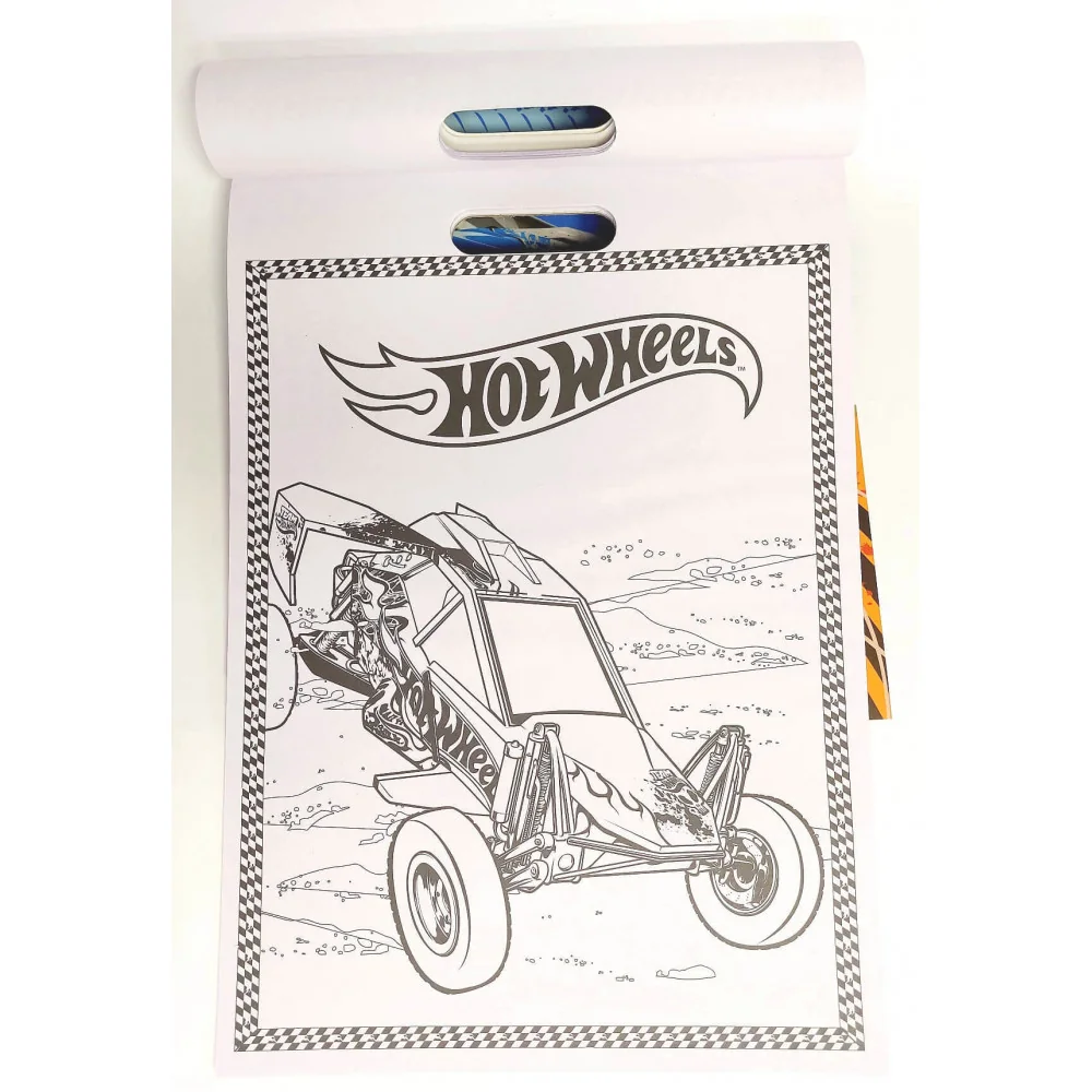 Omaľovánka + samolepky Hot Wheels A3 32 str.-Disney