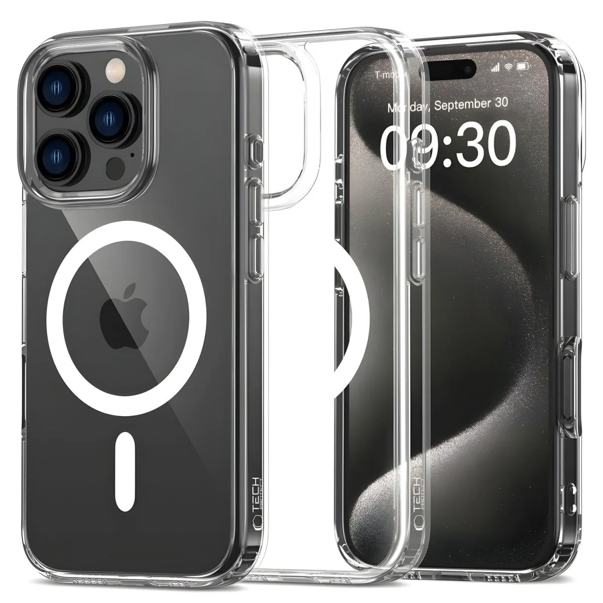 Priehľadné púzdro Flexair Hybrid MagSafe pre iPhone 16 Pro Max