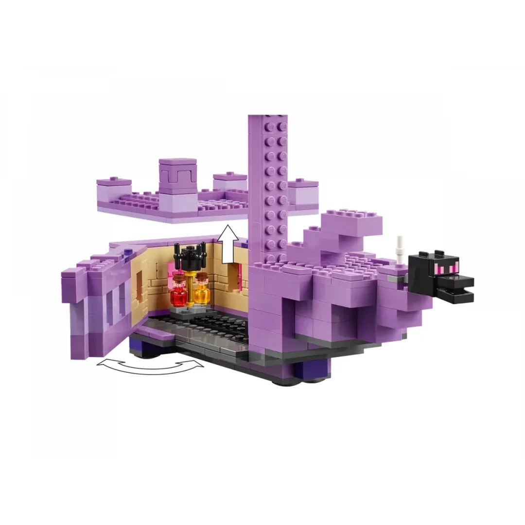 LEGO® Minecraft® 21264 Drak z Enderu a loď z Endu