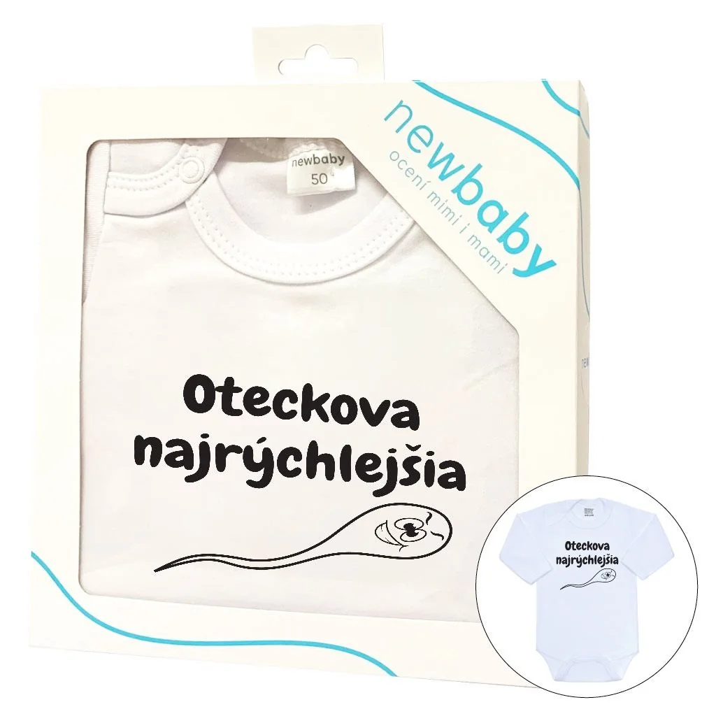 Body s potlačou smoking - darčekové balenie, vel. 86 (12-18m)