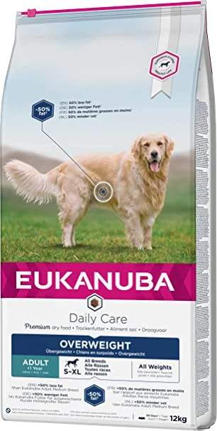 EUK DC EXCESS WEIGHT 1×12 kg, krmivo pre psy s nadváhou