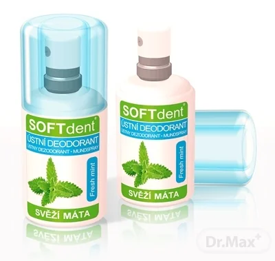 SOFTdent ústny dezodorant Fresh mint 1×20 ml, ústny dezodorant