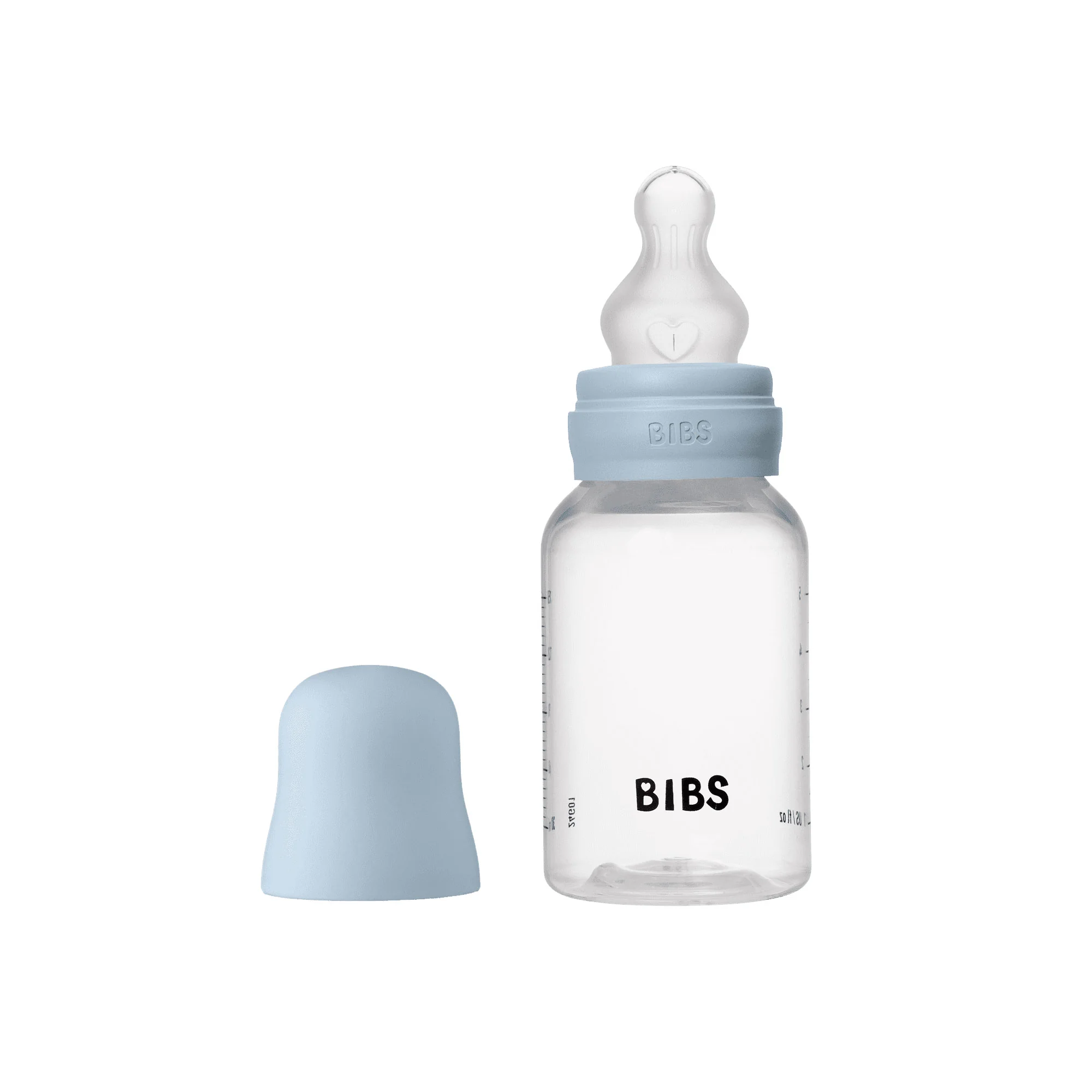 BIBS antikoliková fľaša so silikónovým cumlíkom 150ml - Baby Blue