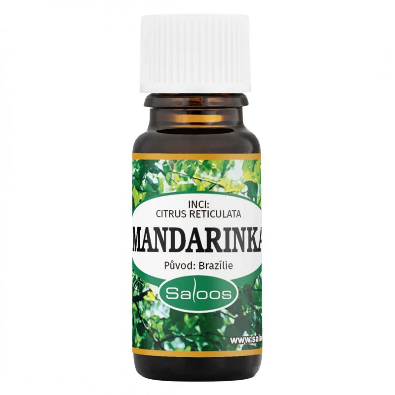 SALOOS Éterický olej 100% prírodný  MANDARINKA 1×10 ml, éterický olej