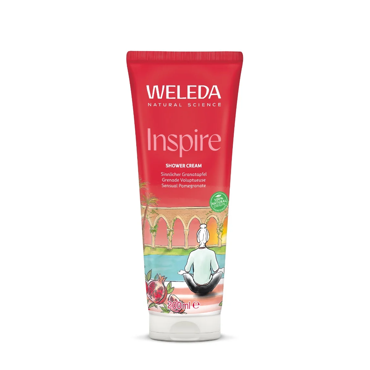 WELEDA INSPIRE Granátový sprchovací krém 200 ml
