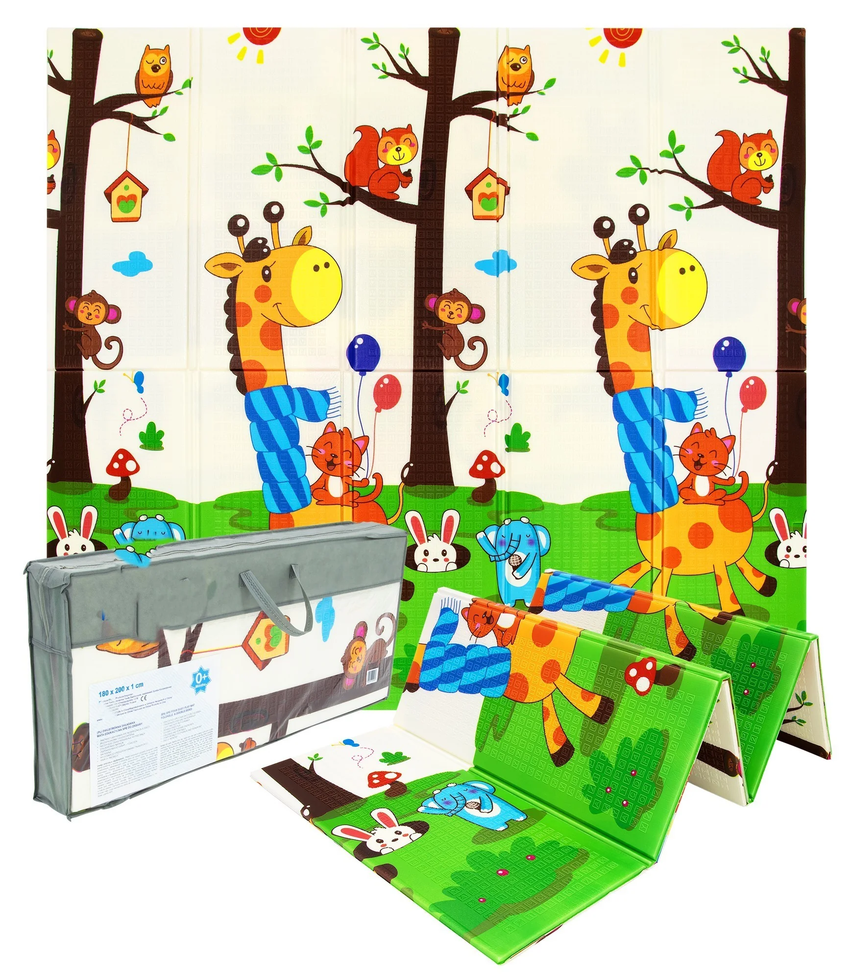 Obojstranná podložka hrubá pexeso 200x150x1 CH 4336