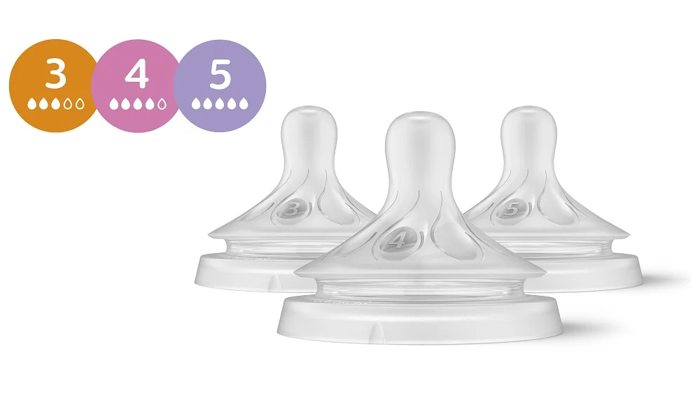Philips AVENT Cumlík Natural Response mix 1m+,3m+,6m+ 3 ks