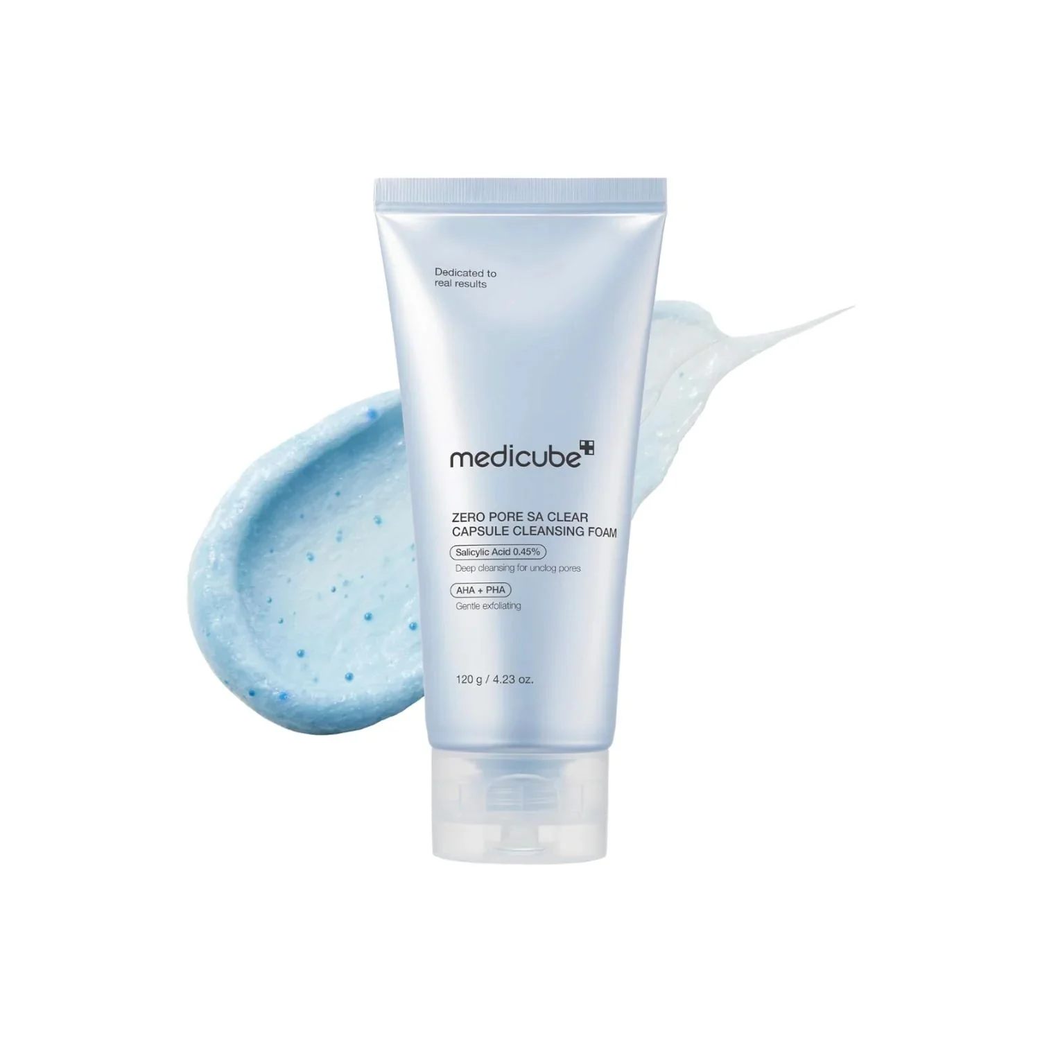 MEDICUBE Zero Pore Capsule Cleansing Foam Hĺbkovo čistiaca pena na póry s exozómovými kapsulami a AHA-BHA-PHA 120g