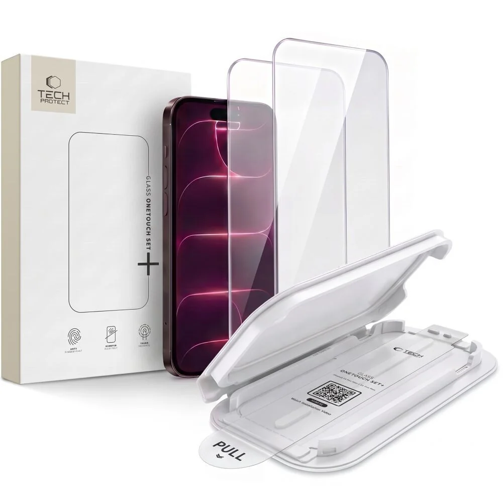 Tech-Protect OneTouch Set 2x ochranné sklo na iPhone 17 Pro / 18 Pro