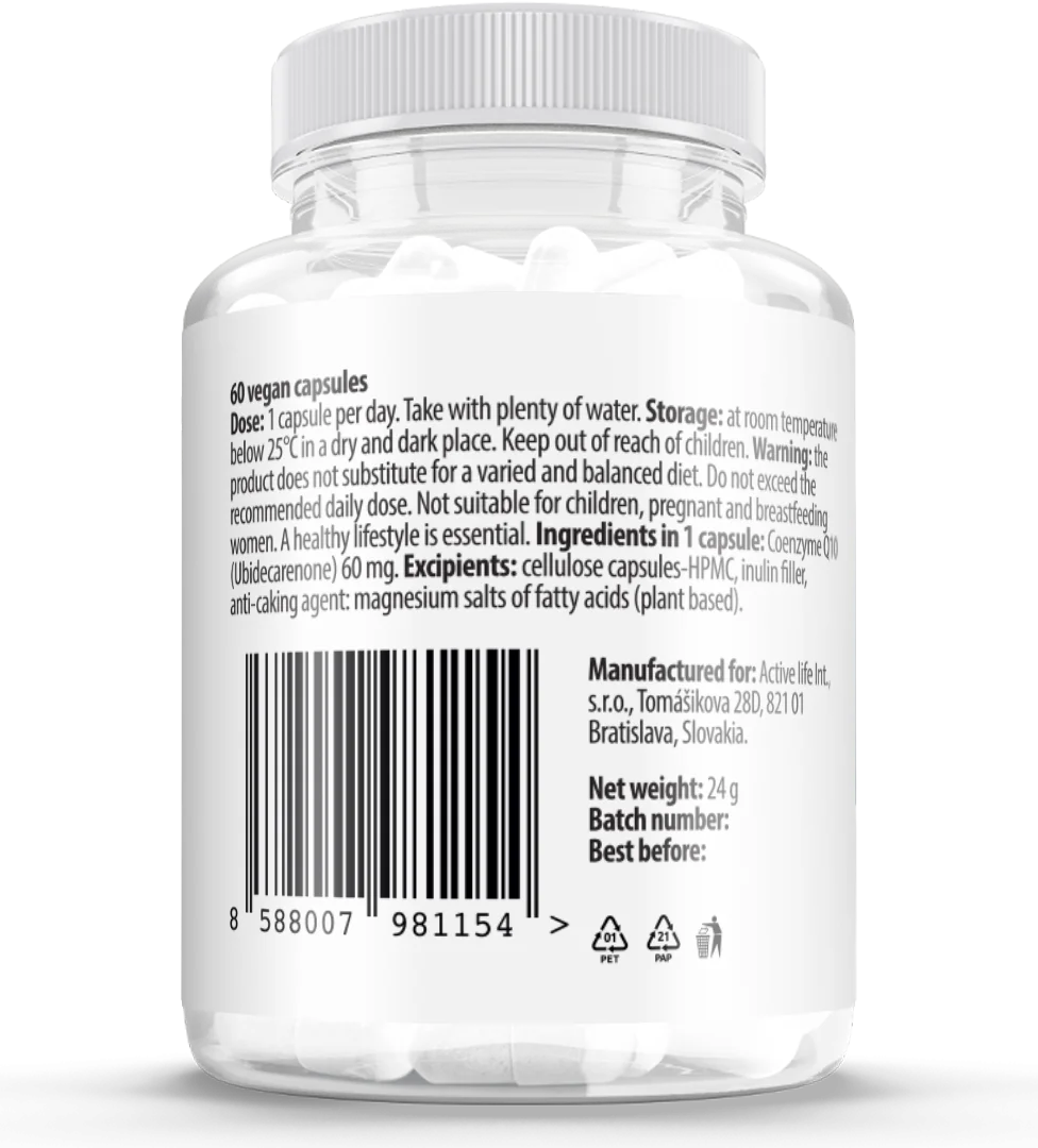 Zerex Koenzým Q10 60 mg 1×60 cps, výživový doplnok