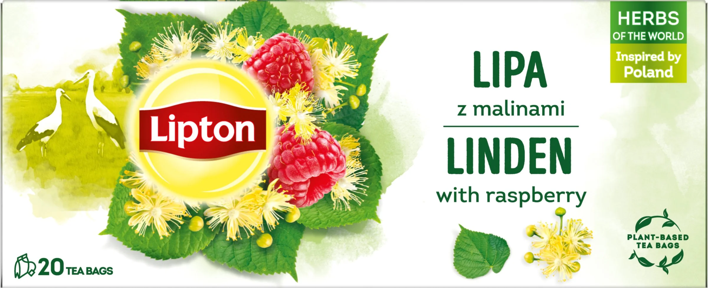 Lipton Linden with Raspberry 0,9g 20 ks