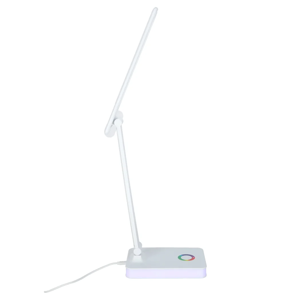 Skladacia stolová LED lampa USB s dotykovým ovládaním a RGB podsvietením
