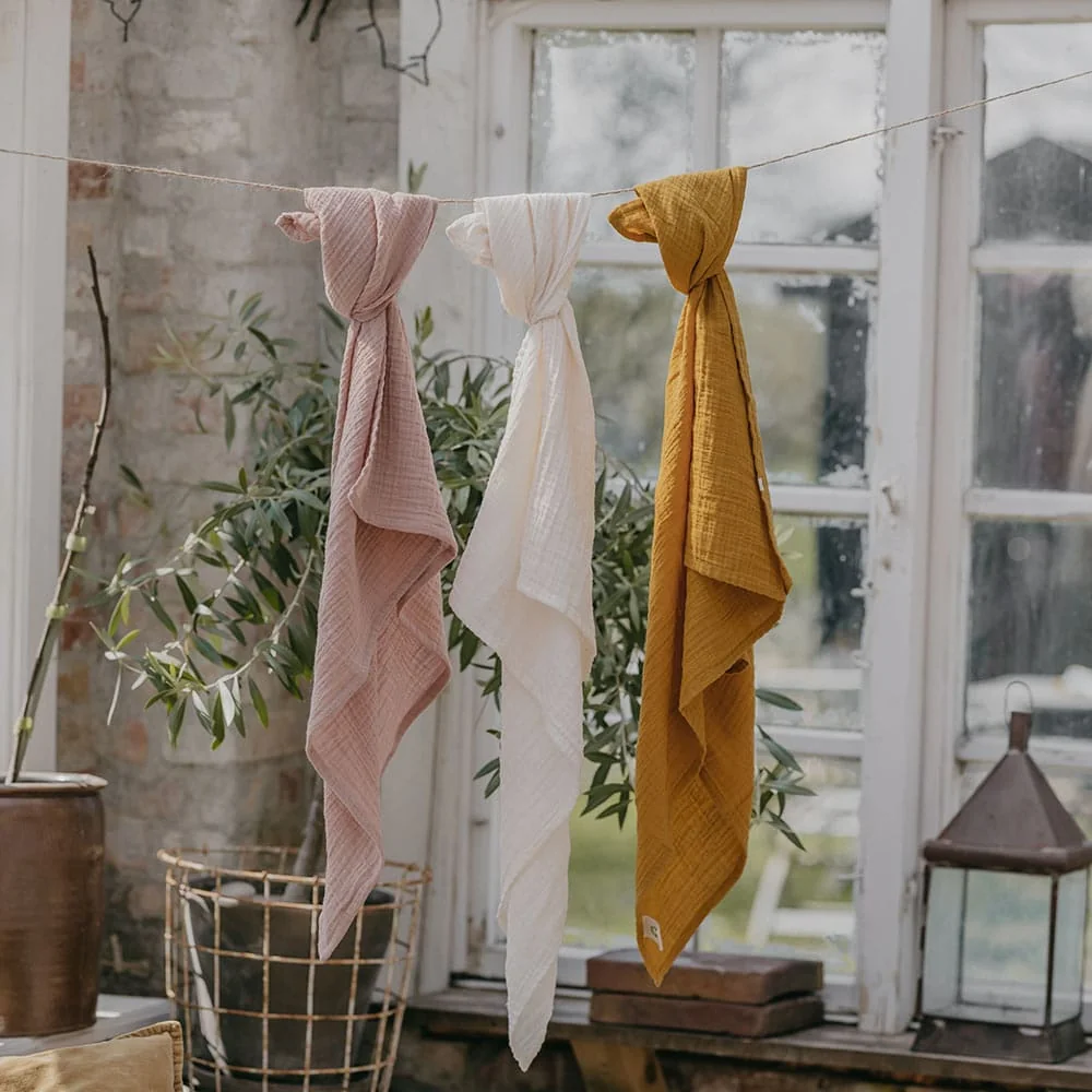 BIBS mušelínové plienky z BIO bavlny 2ks - Heather Heather