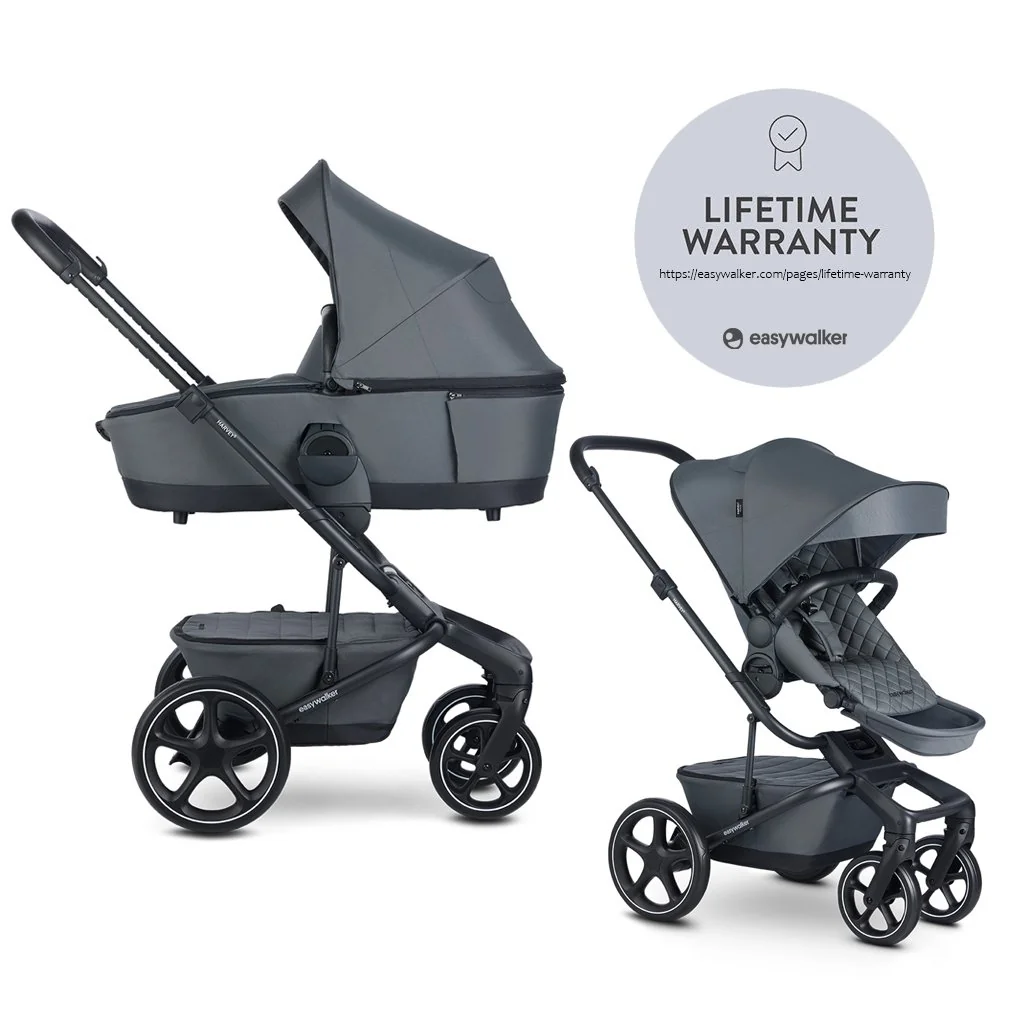 Easywalker Harvey⁵ Premium kombinovaný kočík 2v1 Mineral Grey LITE RWS