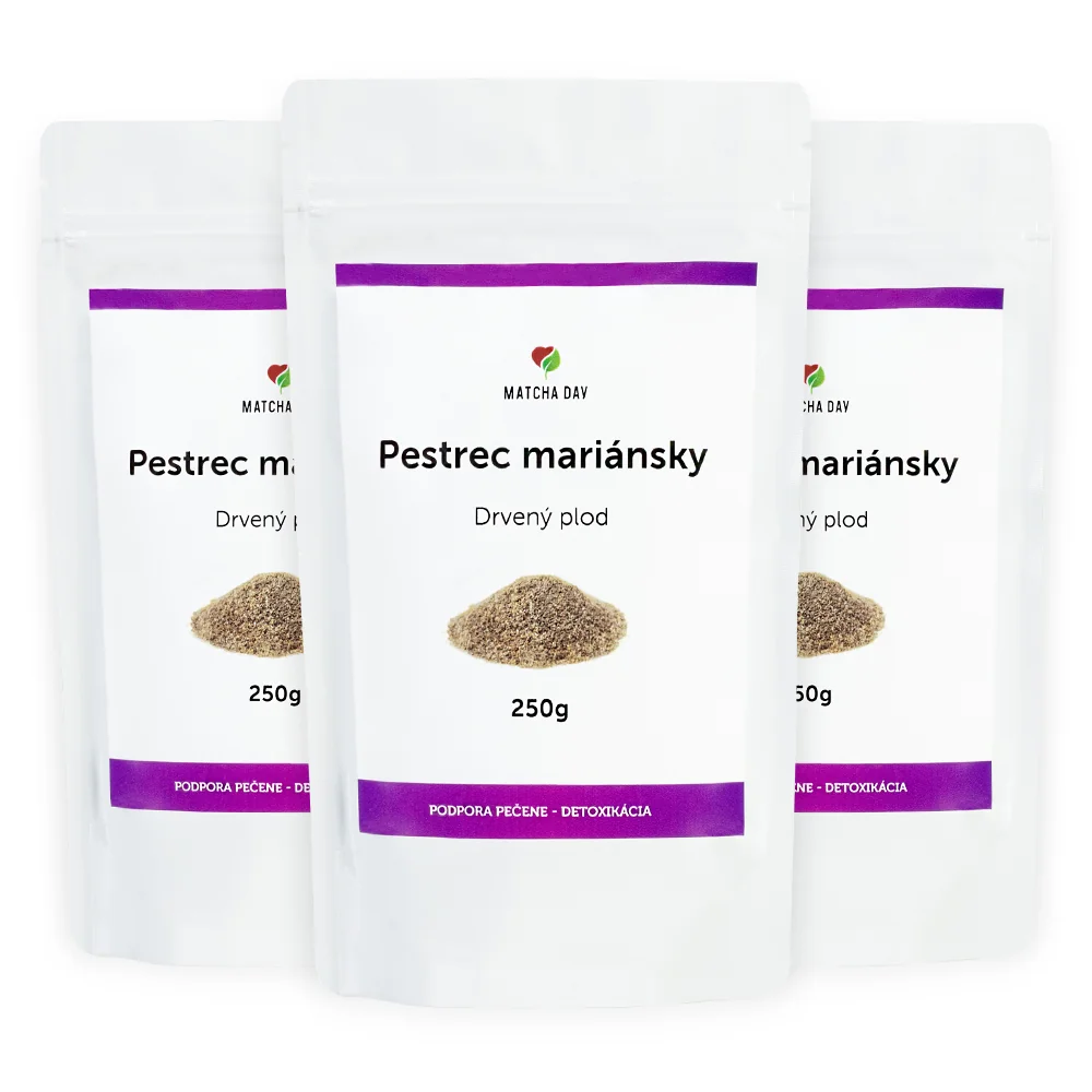 MatchaDay - Pestrec mariánsky drvený - 3x 250g 3x 250g pestrecu, drvený plod