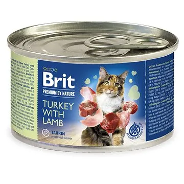 Brit Premium By Nature Cat Turkey With Lamb 