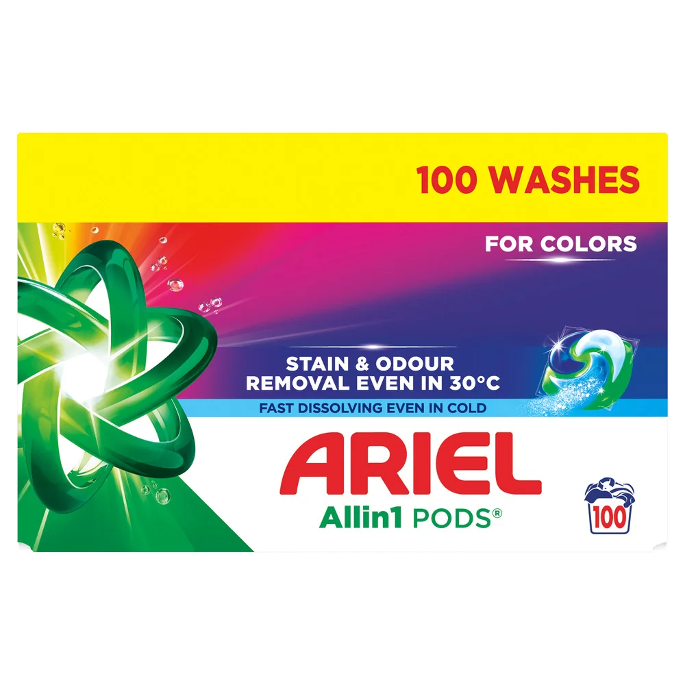 Ariel Color Allin1, kapsuly na pranie, 100 praní 100 ks
