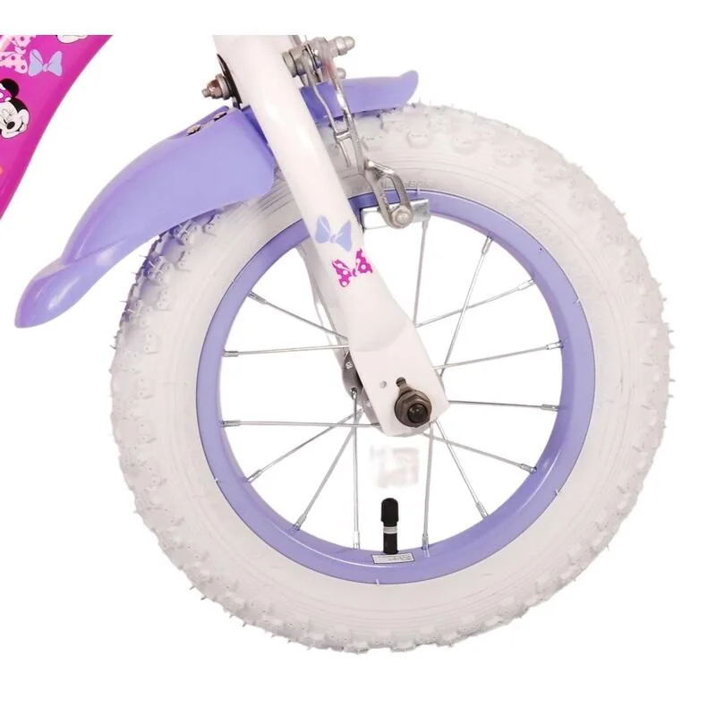 VOLARE - Detský bicykel Disney Minnie Cutest Ever! - dievčenský - 12 palcov - ružový
