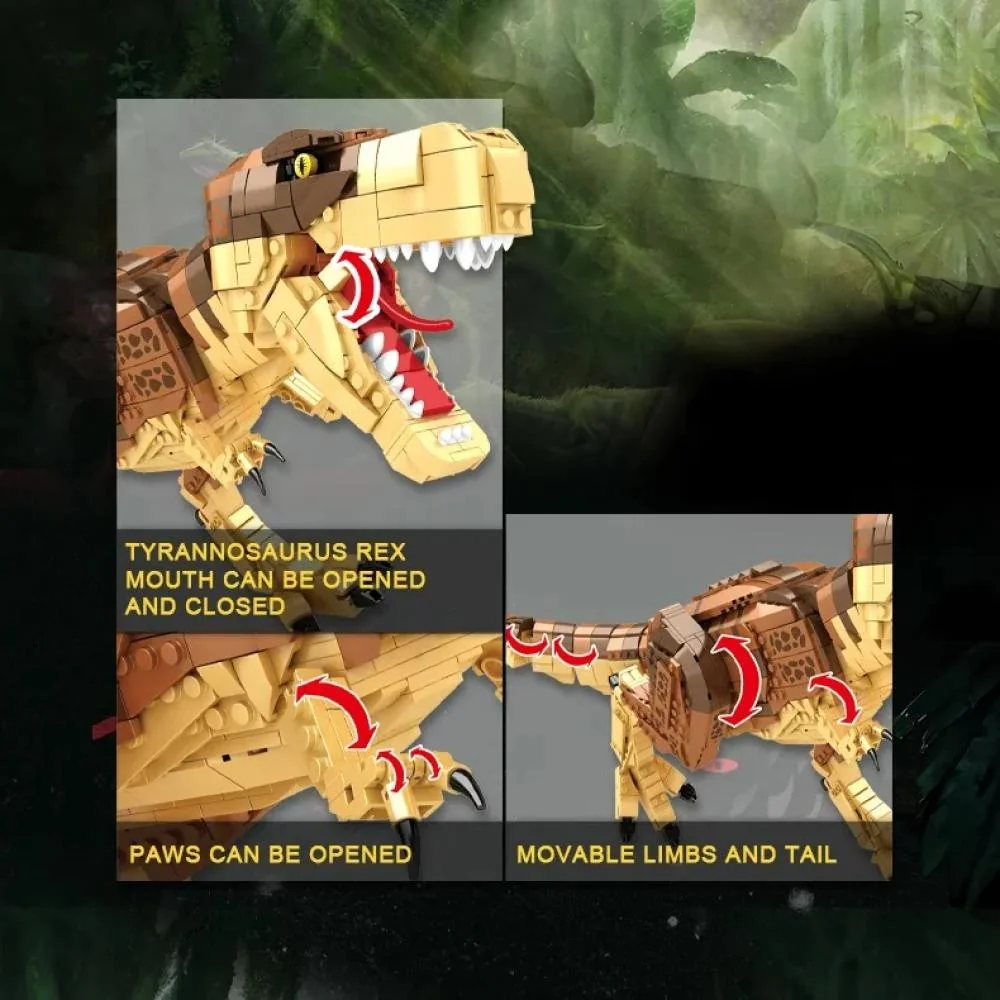 Stavebnica Tyrannosaurus 1606ks, plast