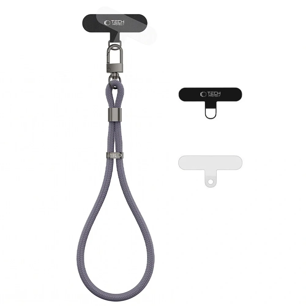 Tech-Protect Rope Wrist šnúrka na mobil, šedá