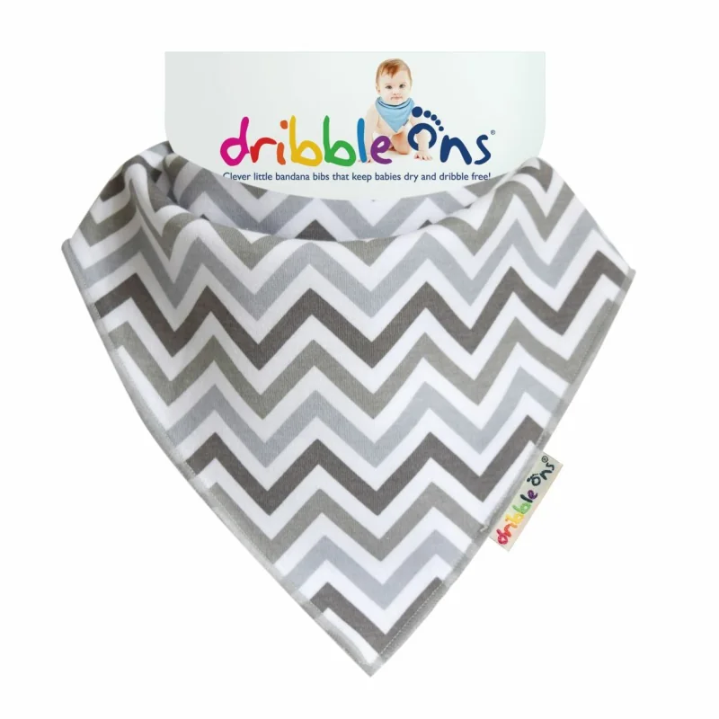 Dribble Ons šatkový podbradník Designer Chevron
