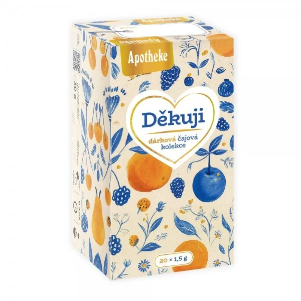 APOTHEKE Ďakujem darčeková čajová kolekcia 1 set