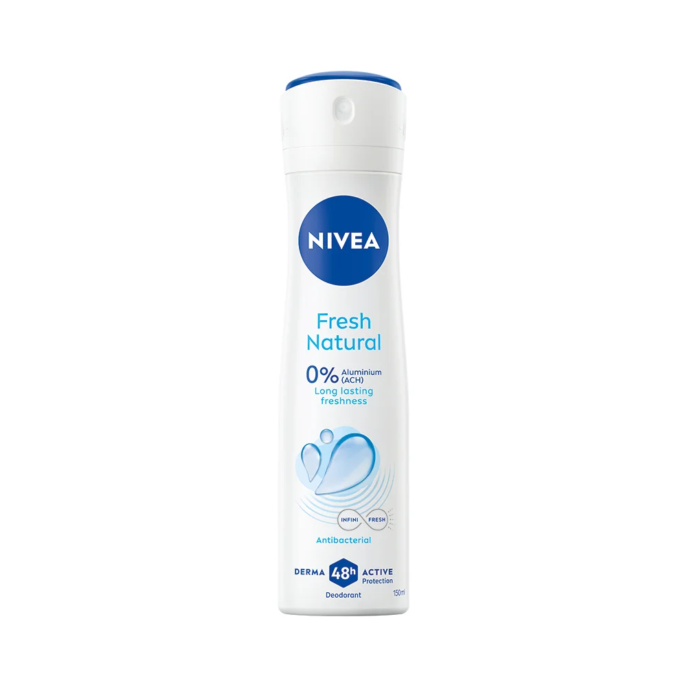 NIVEA SPREJ DEODORANT Fresh natural 1×150 ml, dezodorant