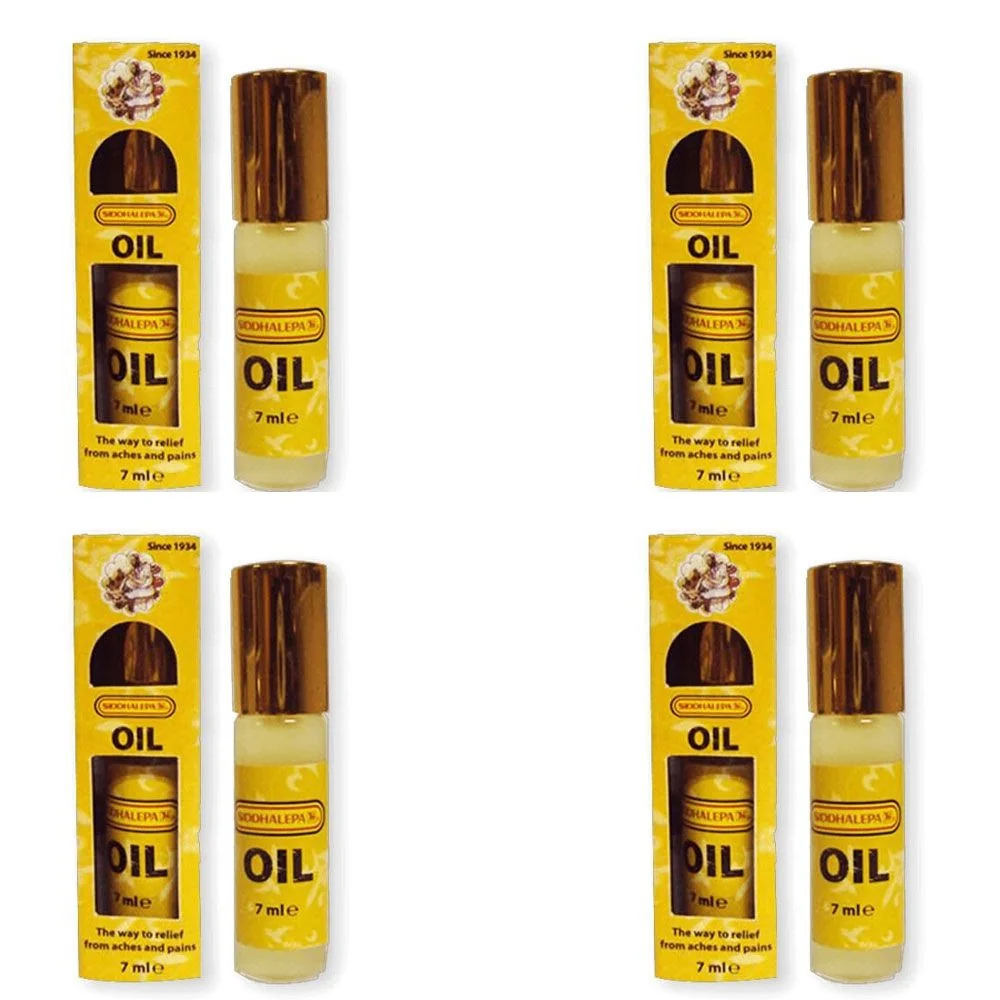 Siddhalepa ajurvédsky olej 7 ml | 4ks 4 x 7 g, olej