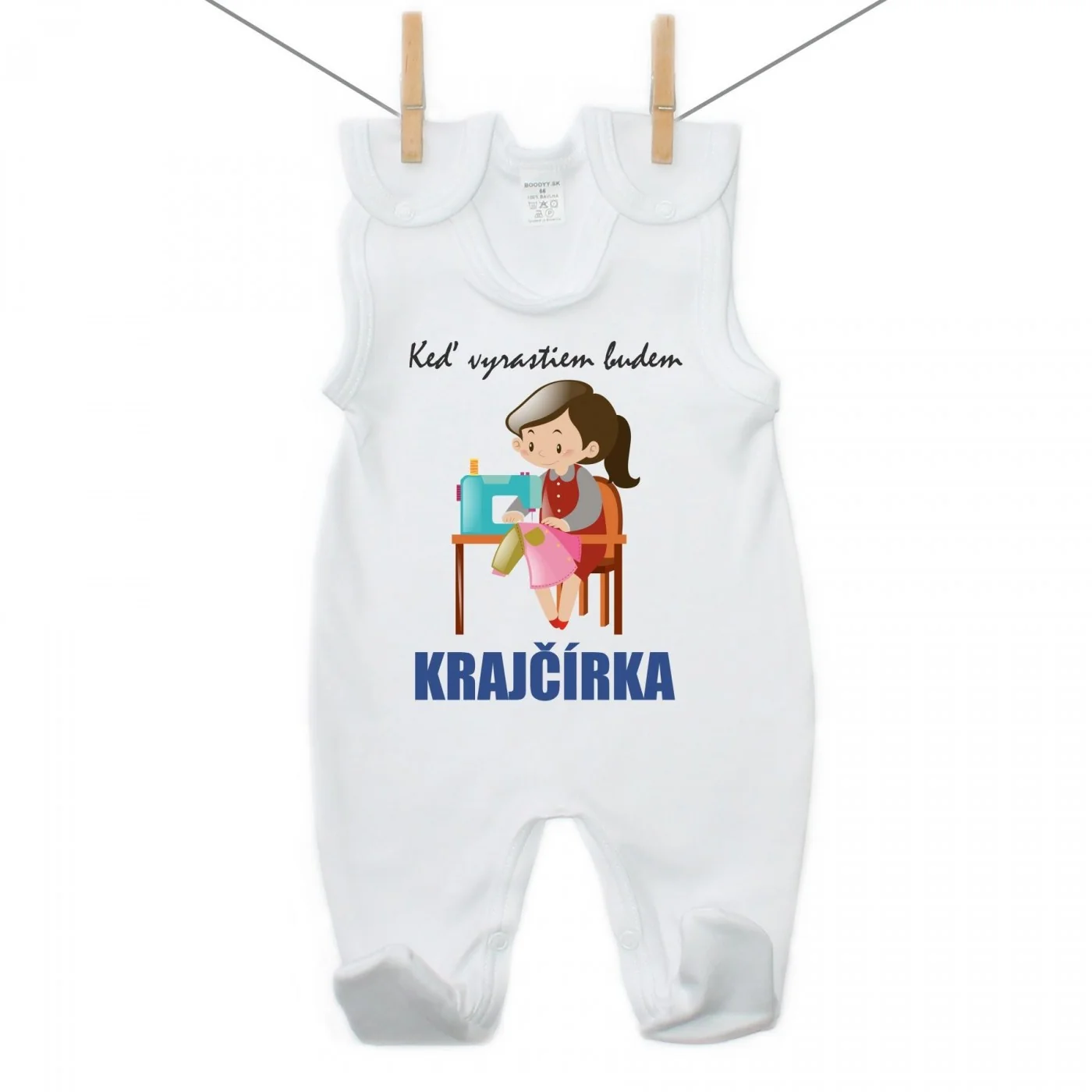 Boodyy Dupačky Keď vyrastiem budem krajčírka Veľkosť: 86