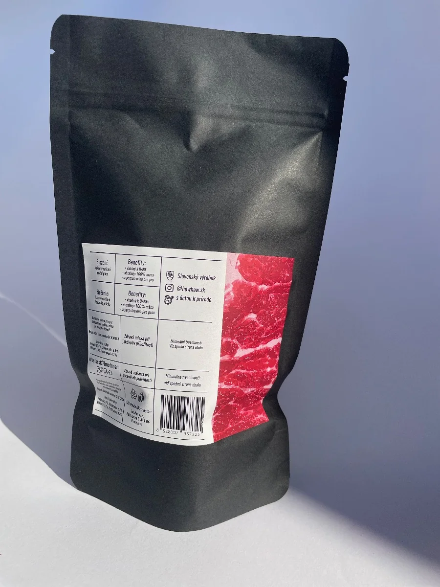 Dog and Food Vákuovo sušené mäso 1×25 g, suchá maškrta pre psy