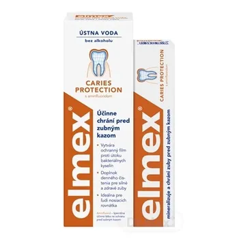 ELMEX CARIES PROTECTION SADA ÚSTNEJ HYGIENY (1+1) 1×1 set, zubná pasta + ústna voda