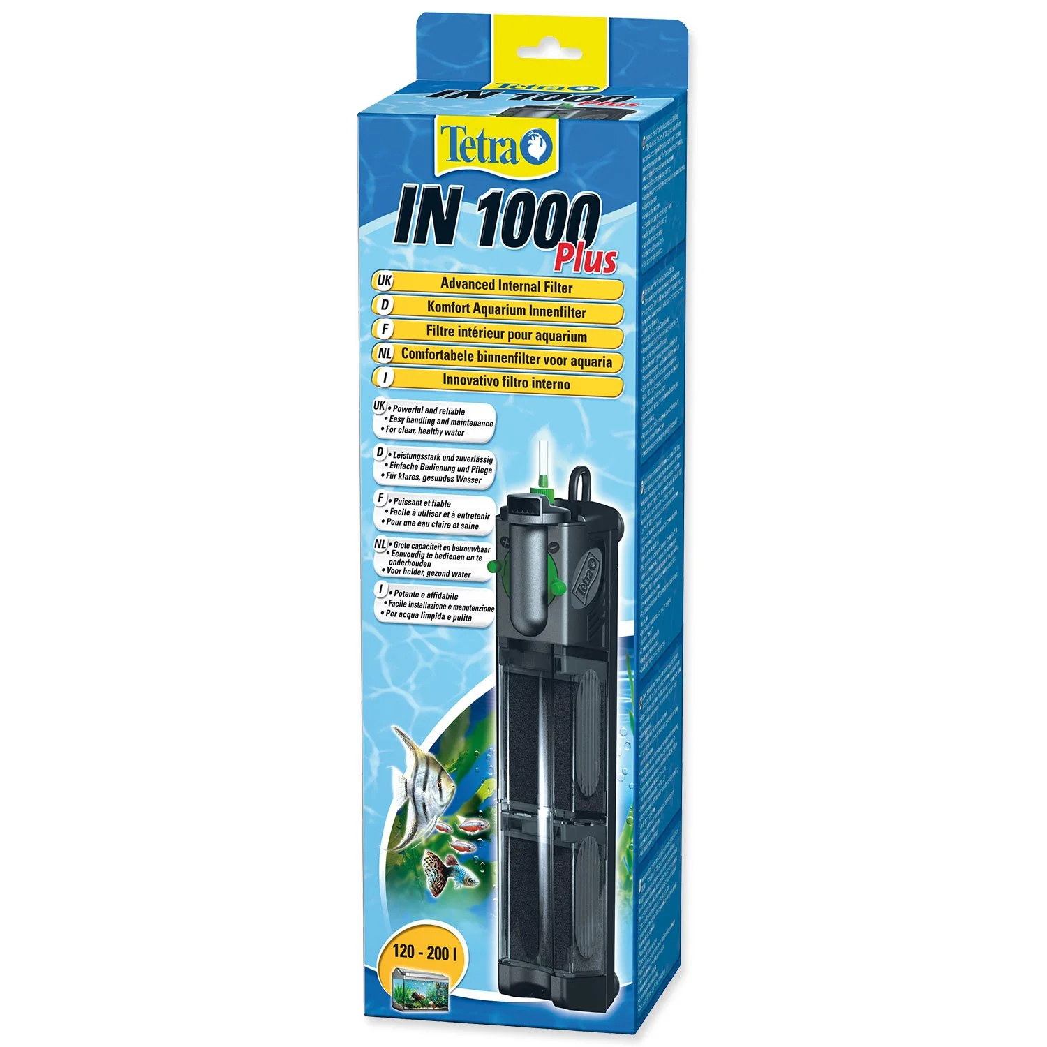 Filter Tetra IN 1000 vnútorný, 800-1000l/h