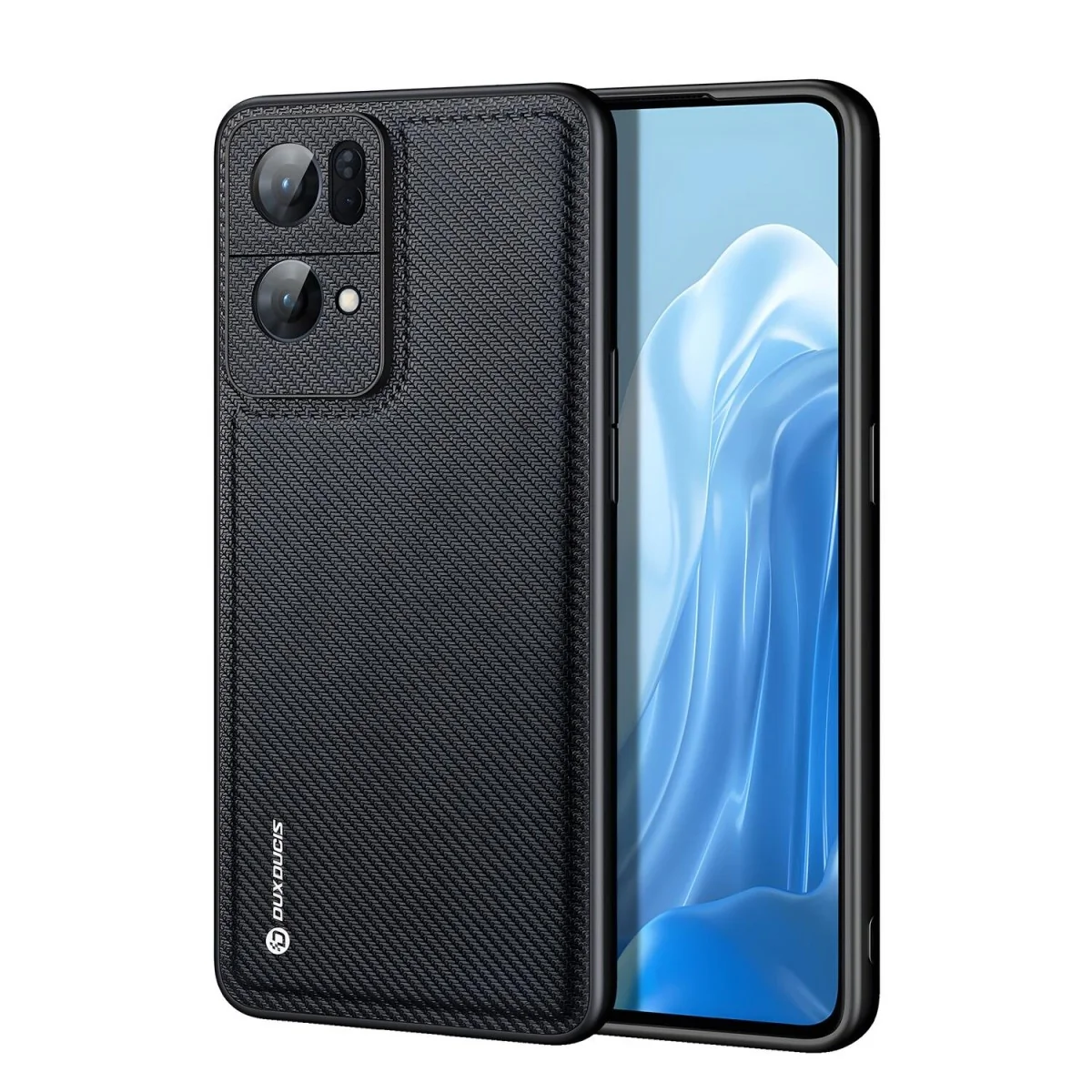 Puzdro FINO series pre Oppo Reno7 Pro 5G - Čierna