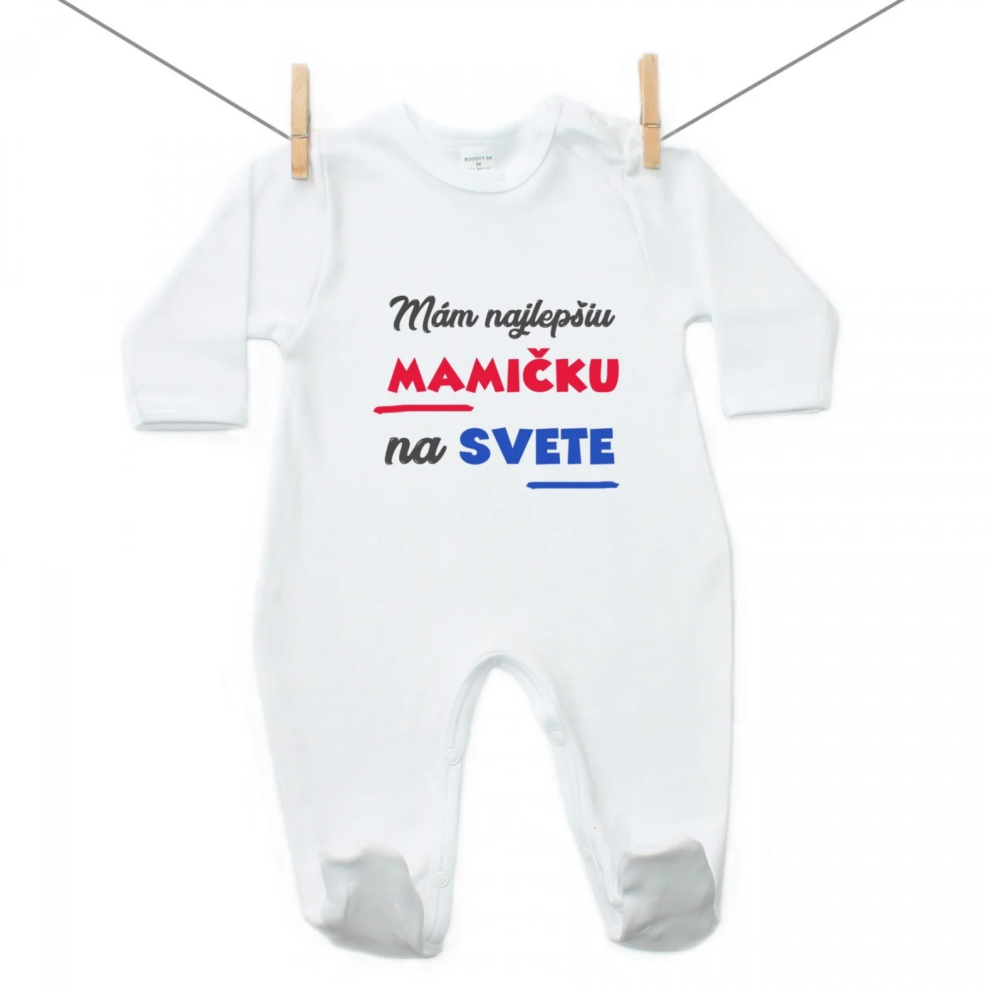 Boodyy Overal Mám najlepšiu mamičku na svete Veľkosť: 68