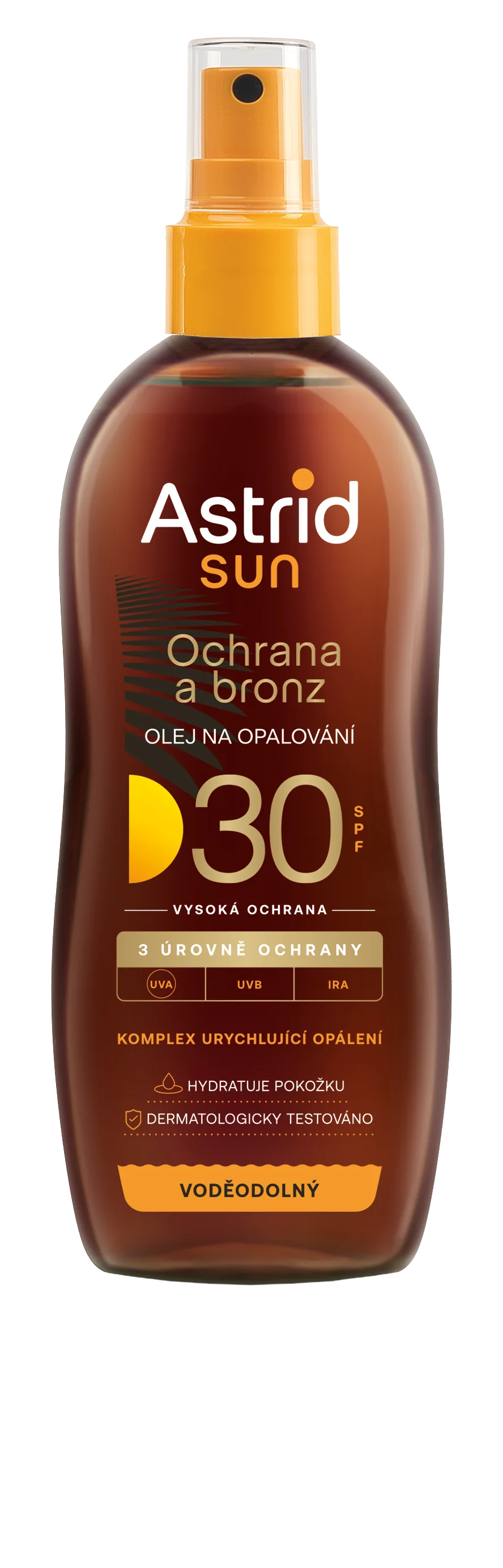 ASTRID SUN olej na opaľovanie OF30 1×200ml, olej na opaľovanie