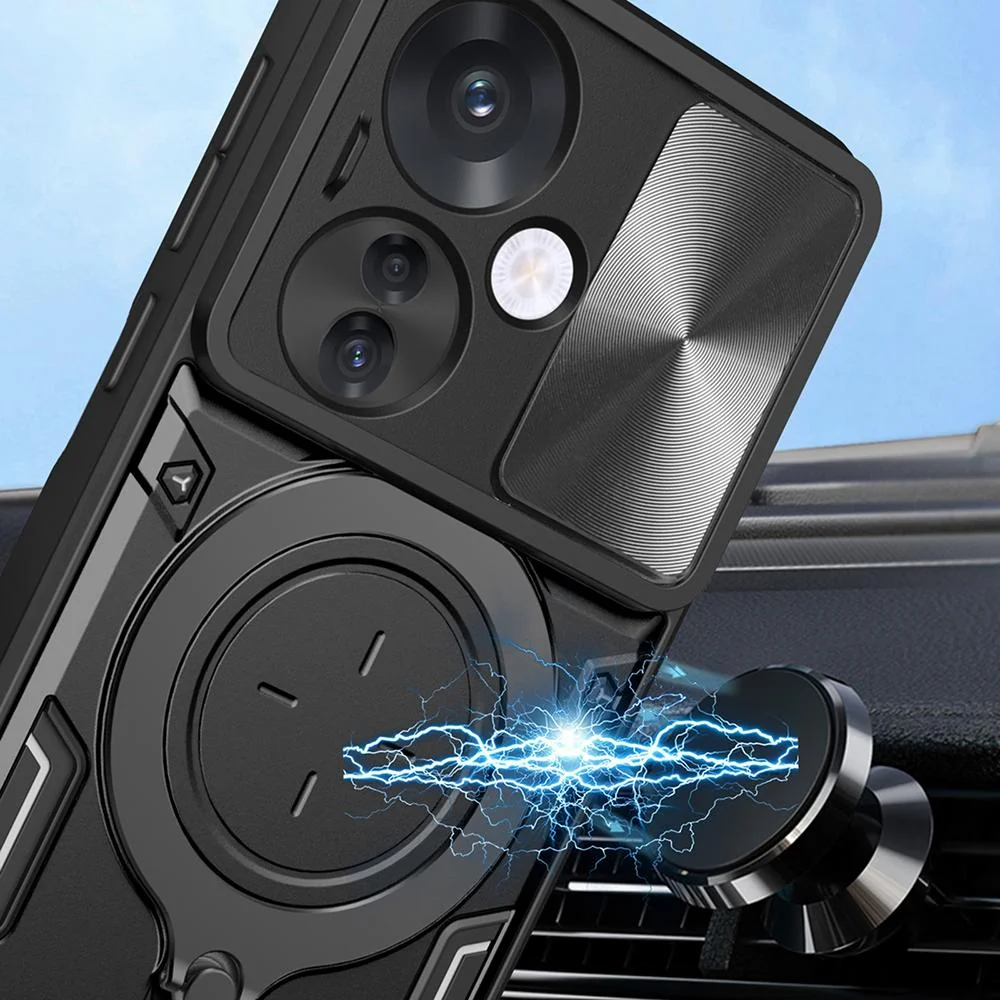 Pancierové puzdro pre Oppo Reno13 - Červená 1x30 tbl, Hybrid Armor Camshield